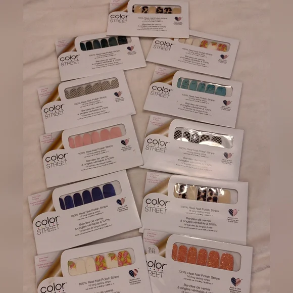 NEW! Color Street Nail Polish Strips Bundle (11) - Picture 1 of 14